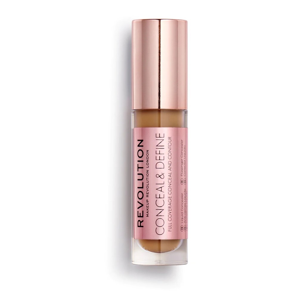 Makeup Revolution, Conceal & Define, Corrective, Liquid Concealer, C 13, 4 g