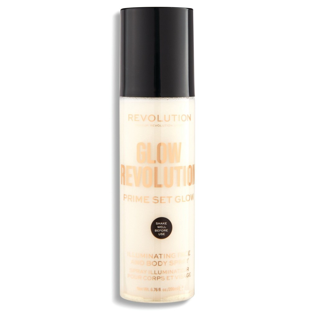 Makeup Revolution, Glow Revolution, Vegan, Illuminating, Spray, For Face & Body, 200 ml