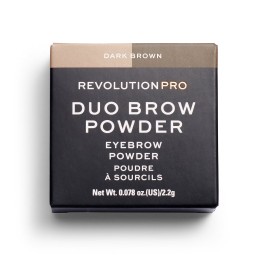 Makeup Revolution, REVOLUTION PRO, Vegan, Eyebrow Powder, Dark Brown, 2.2 g