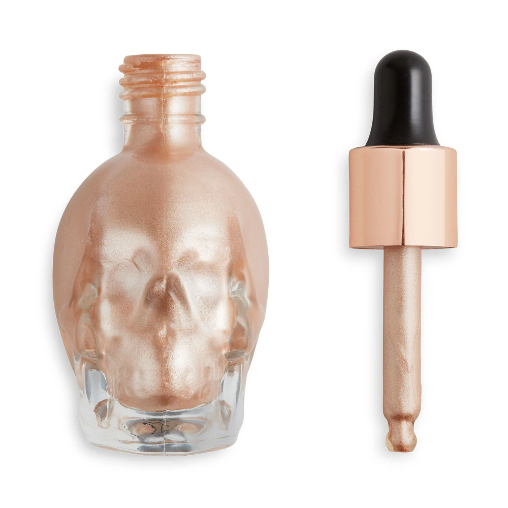 Makeup Revolution, Skull Edition, Liquid Highlighter, Creature of the Night, 13 ml
