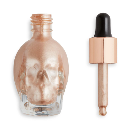 Makeup Revolution, Skull Edition, Liquid Highlighter, Creature of the Night, 13 ml
