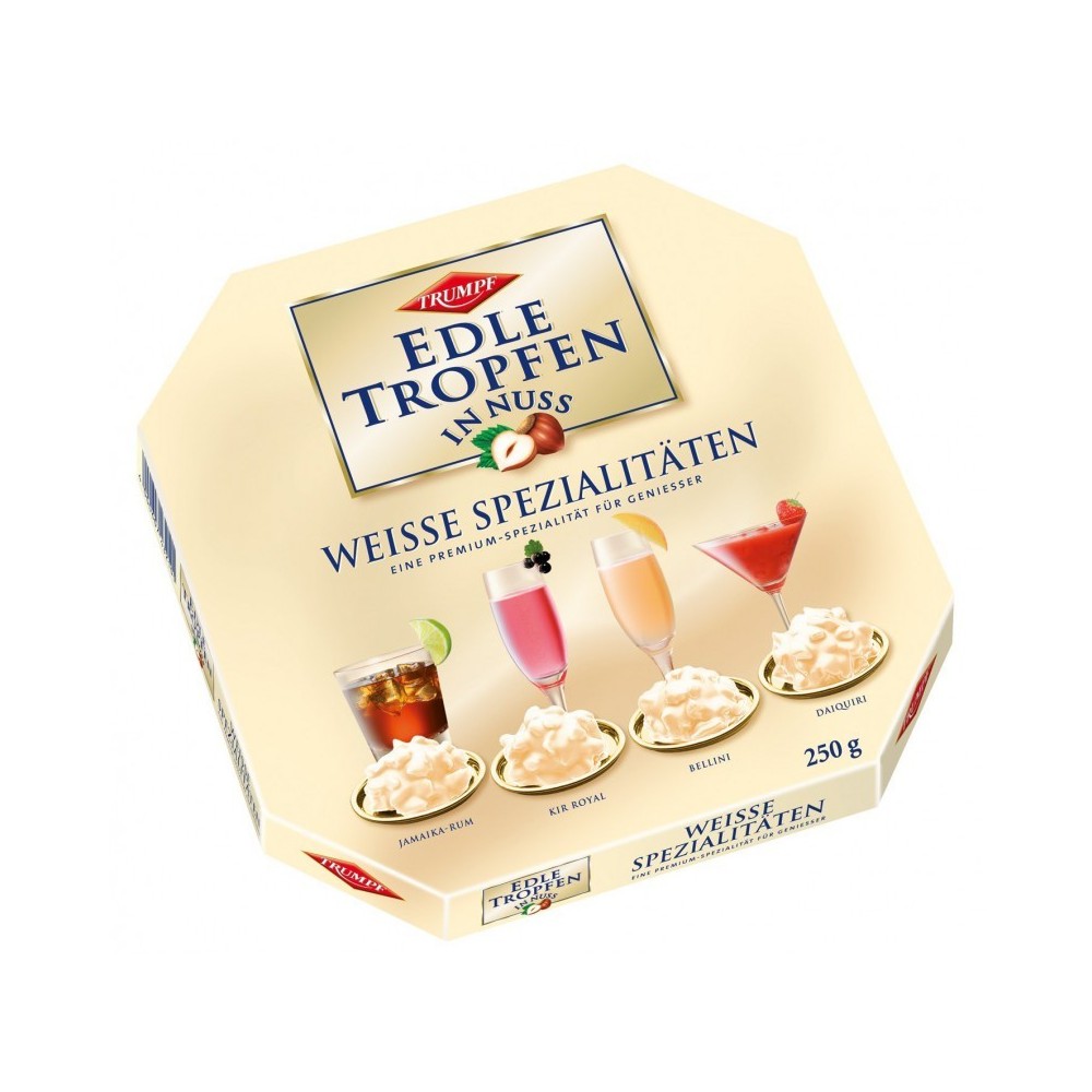 Trumpf Edle Tropfen In Nuss Weisse Spezialitäten / Weiße Spezialitäten 250 g