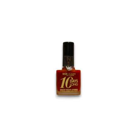 Deborah, 10 Days Long, Quick-Dry, Nail Polish, 161, Dark Red, 11 ml