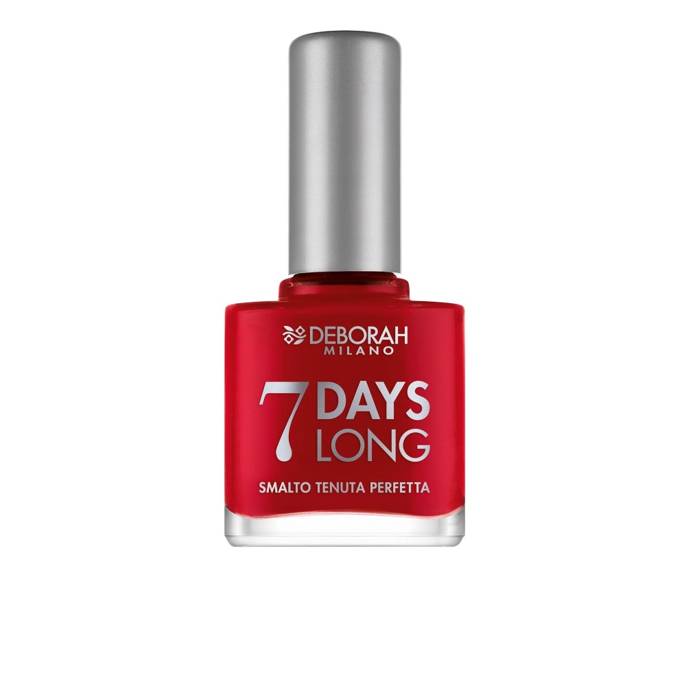 Deborah, 7 Day Long, Vitamins, Quick-Dry, Nail Polish, EN876, Iconic Red, 11 ml