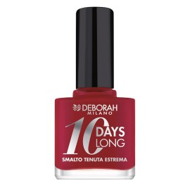 Deborah, 10 Days Long, Nail Polish, 886, Vintage Red, 11 ml