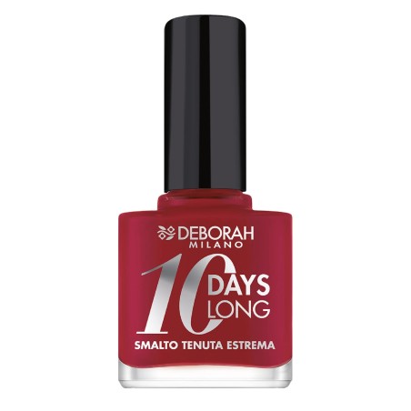 Deborah, 10 Days Long, Nail Polish, 886, Vintage Red, 11 ml