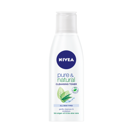 Nivea Pure & Natural Reinigungstoner für alle Hauttypen 200 ml / 6,8 fl oz