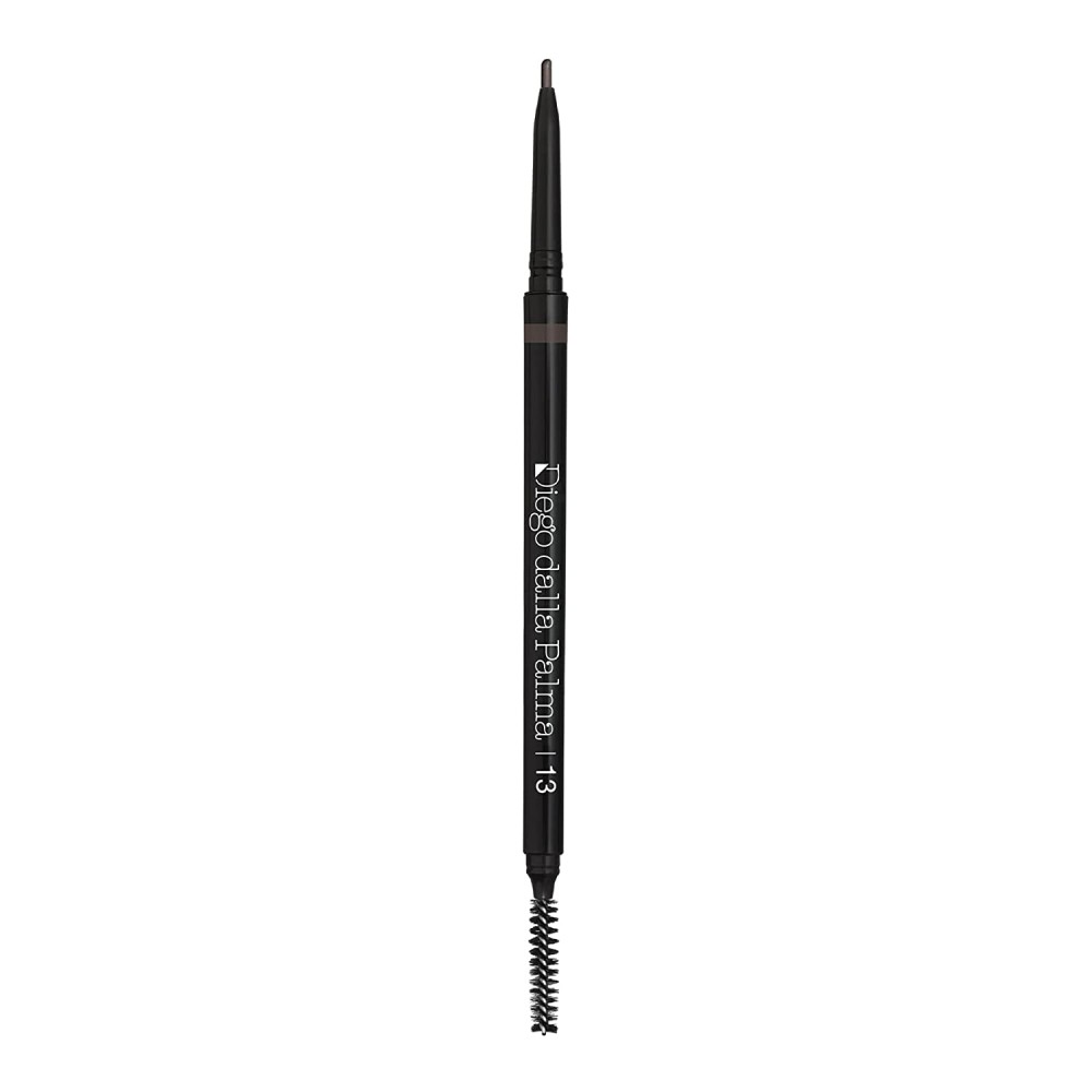 Diego Dalla Palma, High-Precision, Waterproof, Long Lasting, Retractable, Eyebrow Cream Pencil & Brush 2-In-1, 13, Charcoal Grey