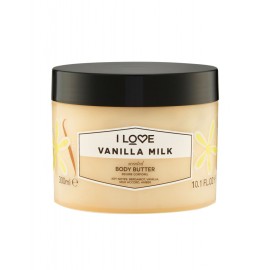 I Love, Signature Collection, Vegan, Hydrating, Vanilla Milk, Body Butter, 330 ml