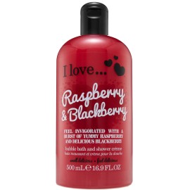 I Love, Raspberry & Blackberry, Body Wash, 500 ml