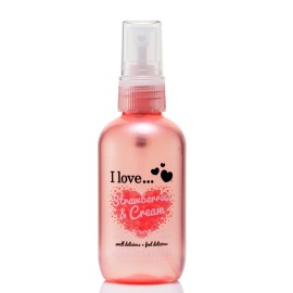I Love, Strawberries & Cream, Scented Spray, For Women, 100 ml