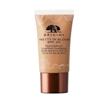 Origins, Pretty In Bloom, Long Wearing, Cream Foundation, 500, Medium Deep Warm, SPF 20, 30 ml