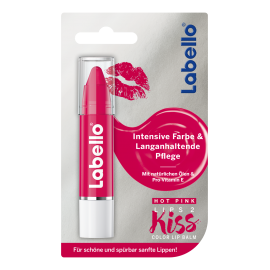Labello LIPS2Kiss Lippenbalsam in Hot-Pink-Farbe 3 g