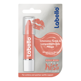 Labello LIPS2Kiss Rosy Nude Farb-Lippenbalsam 3 g