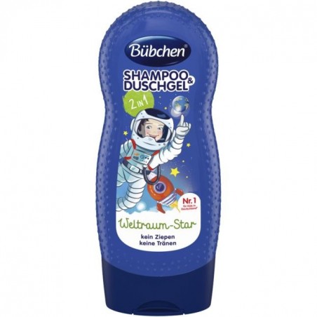 Bübchen Kids Space Star Shampoo & Shower Gel 230 ml / 7.7 fl oz