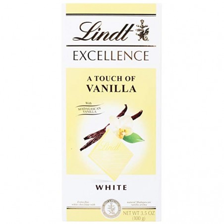 Lindt Excellence Ein Hauch von Vanille Weiße Schokolade 100 g / 3,4 Unzen
