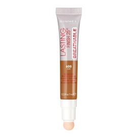 Rimmel London, Lasting Finish, Natural Medium Coverage, Cream Concealer, 600, Dark, 7 ml