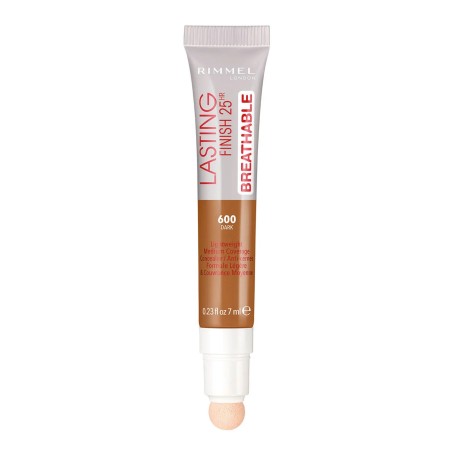 Rimmel London, Lasting Finish, Natural Medium Coverage, Cream Concealer, 600, Dark, 7 ml