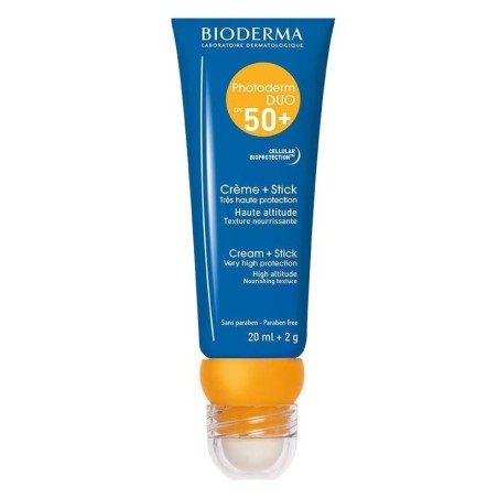 Photoderm Ski Duo Set Bioderma: Photoderm Duo, Paraben-Free, Sunscreen Stick, SPF 50+, 2 g + Photoderm Duo, Paraben-Free, Protec