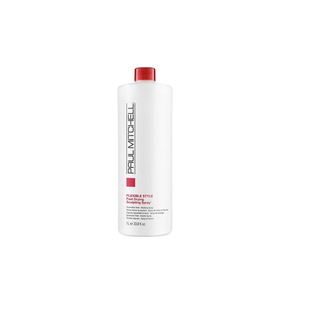 Paul Mitchell, Flexible Style Fast Drying Sculpting, Paraben-Free, Hair Spray, Shine & Body, Medium Hold, 1000 ml