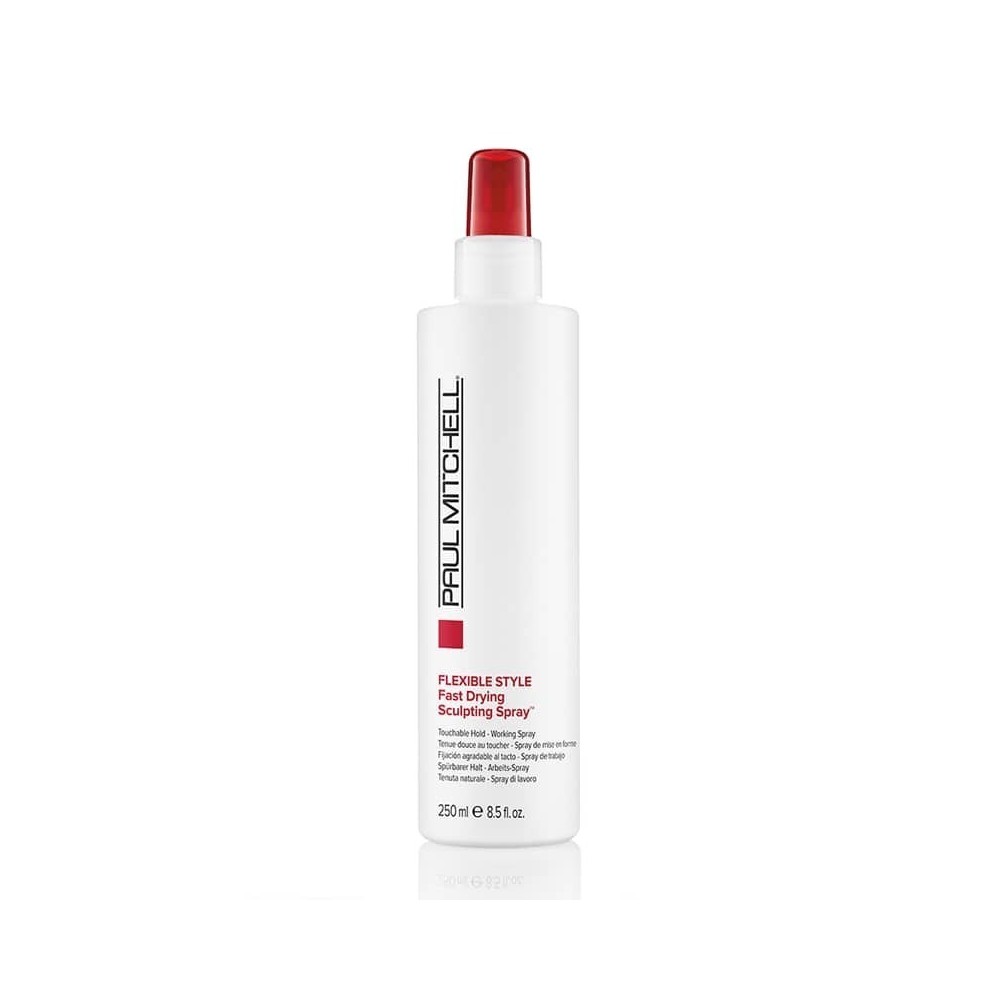 Paul Mitchell, Flexible Style Fast Drying Sculpting, Paraben-Free, Hair Spray, Shine & Body, Medium Hold, 250 ml