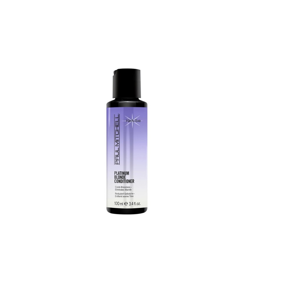 Paul Mitchell, Blonde Platinum Blonde, Paraben-Free, Hair Conditioner, Cools Brassiness, 100 ml