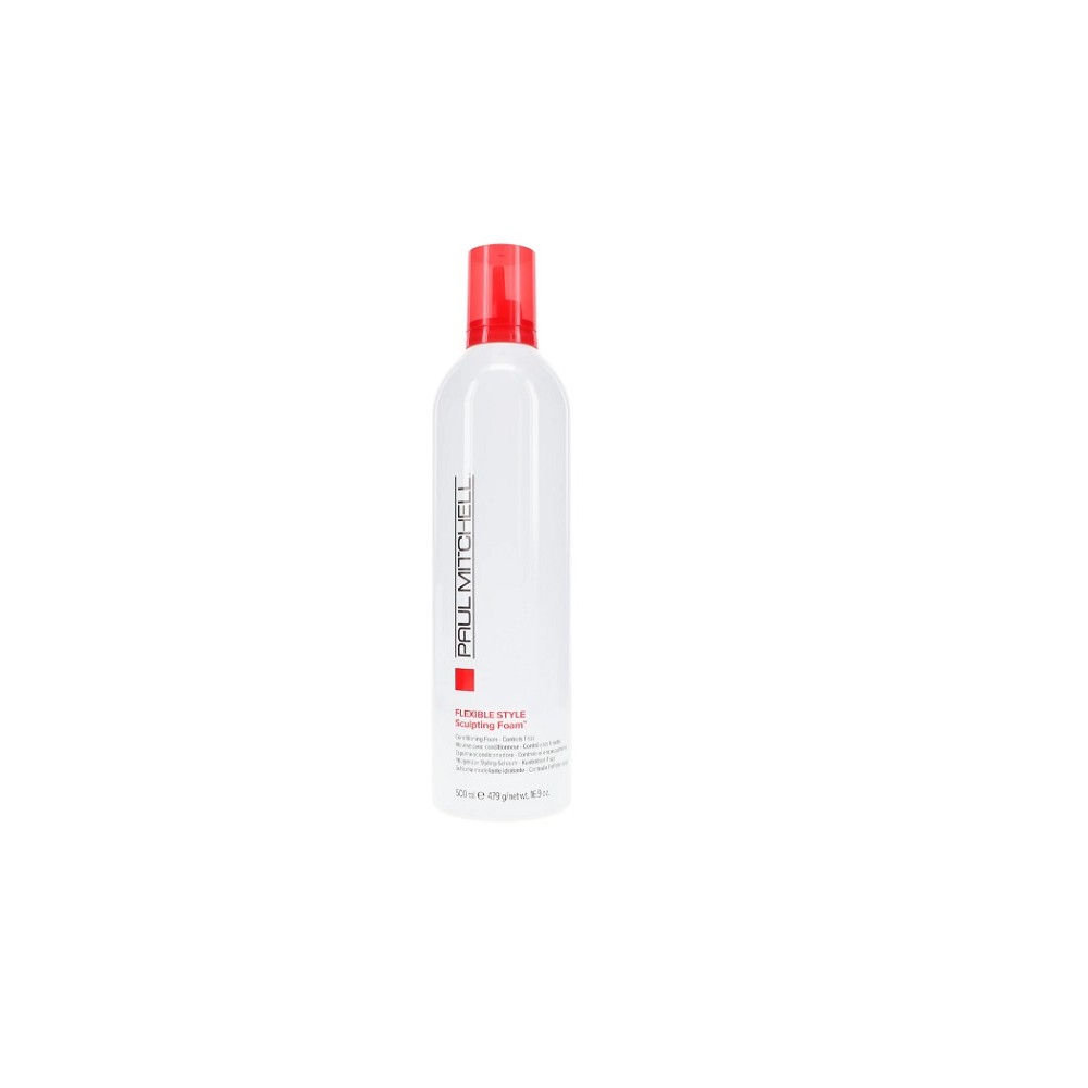 Paul Mitchell, Flexible Style Sculpting, Paraben-Free, Hair Styling Foam, Anti-Frizz, Touchable Hold, 500 ml