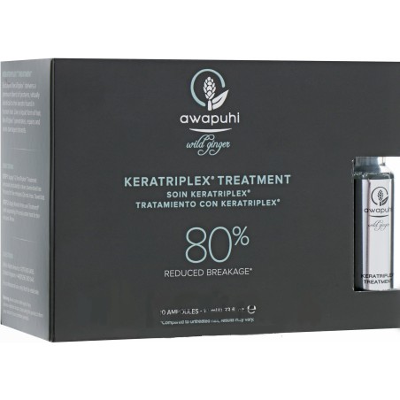 Set, Awapuhi Wild Ginger By Paul Mitchell, Keratriplex, Hair Treatment Lotion Mask, Anti-Breakage, 10 pcs, 10 ml