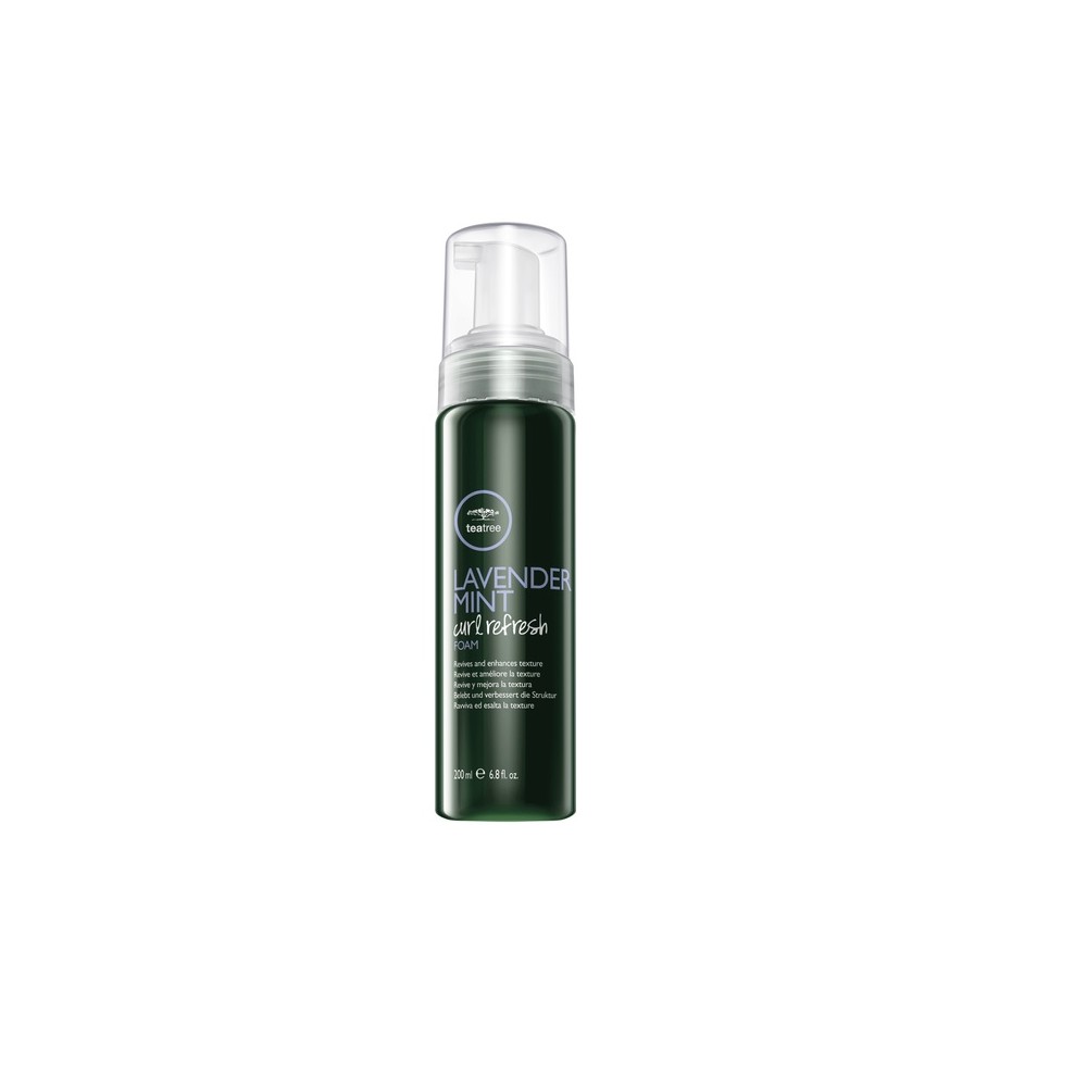 Tea Tree by Paul Mitchell, Lavender Mint, Paraben-Free, Hair Styling Foam, Curl Refresh, 200 ml