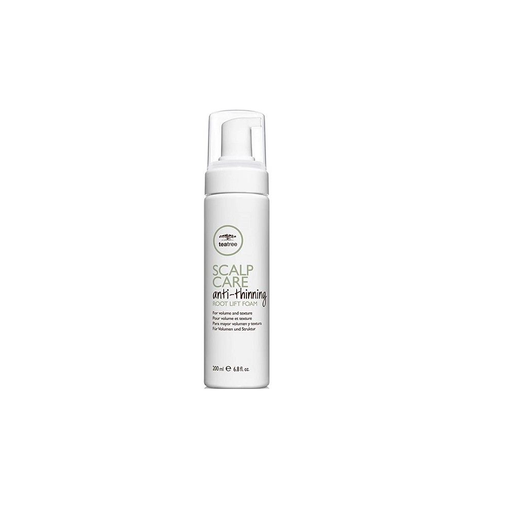 Tea Tree by Paul Mitchell, Scalp Care Anti-Thinning, Paraben-Free, Hair Styling Foam, For Volume & Texture, 200 ml