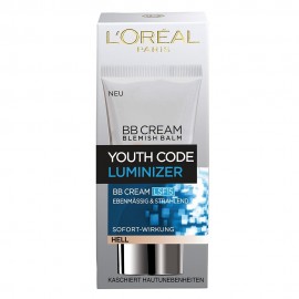 L'Oreal Youth Code Luminizer BB Cream SPF 15 Light 50 ml