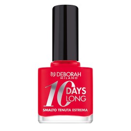 Deborah, 10 Days Long, Nail Polish, EN870, Coral Red, 11 ml