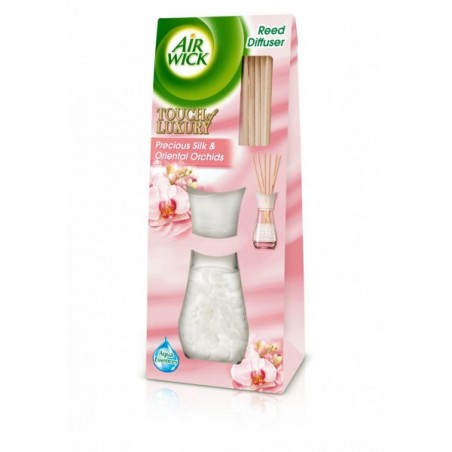 Air Wick Reed-Diffusor Hauch von Luxus Edle Seide und orientalische Orchideen 25 ml / 0,85 fl oz