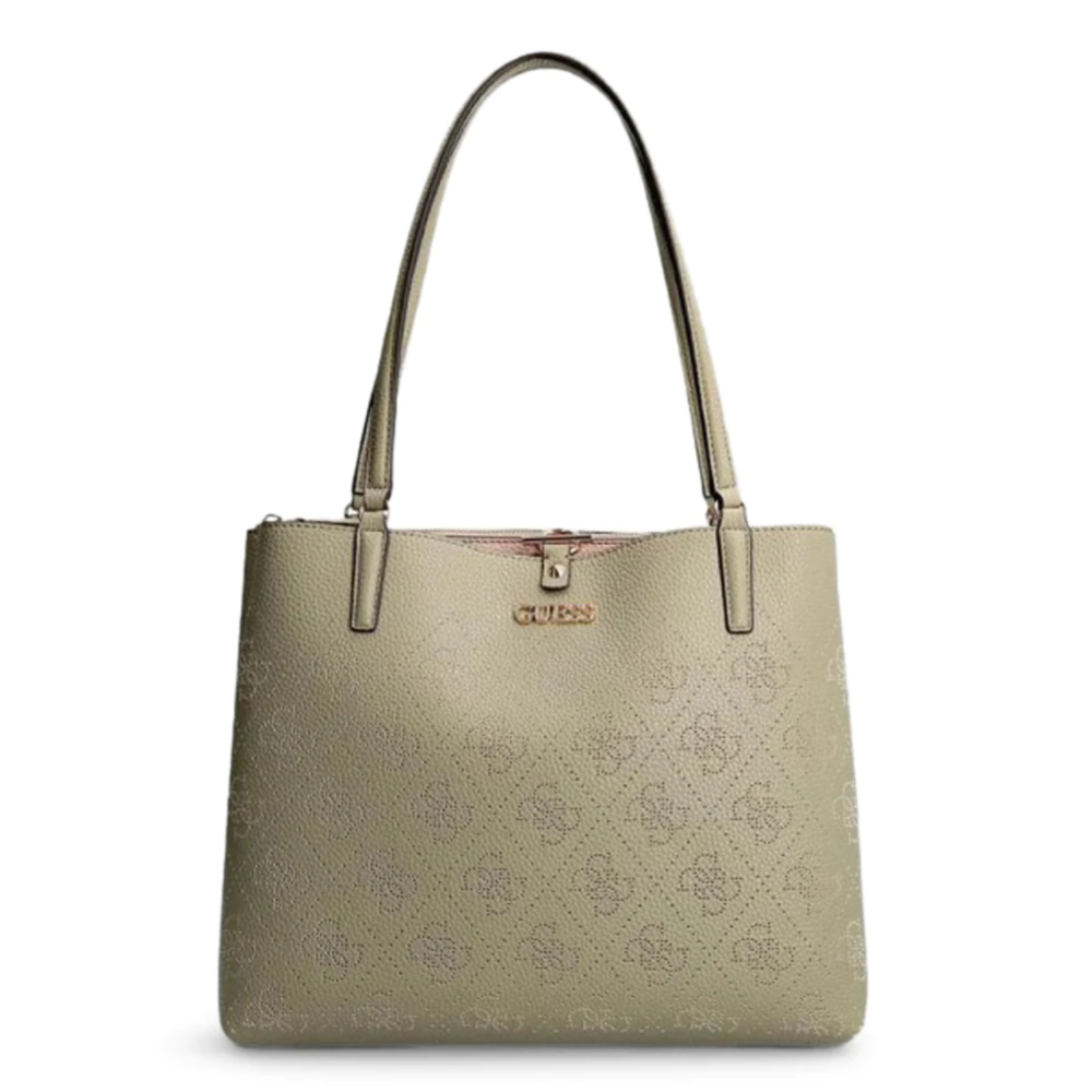 Guess, Amara, 4G Logo, Textile Crossbody Bag, Olive Green, HWSG8493100, 34 x 29 x 11 cm, For Women