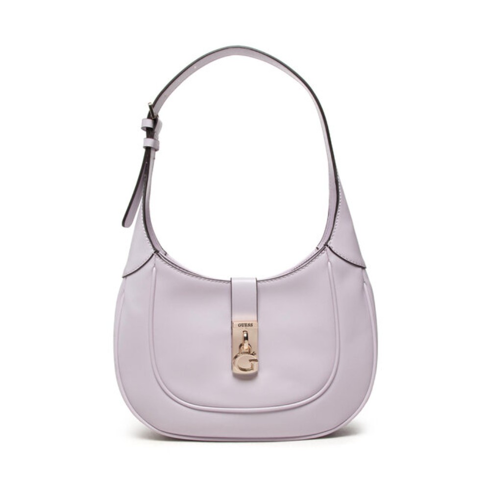 Guess, Alexie, Synthetic Leather, Textile Bag, Lilac, HWVG84, For Women, 22 x 14.5 x 10 cm