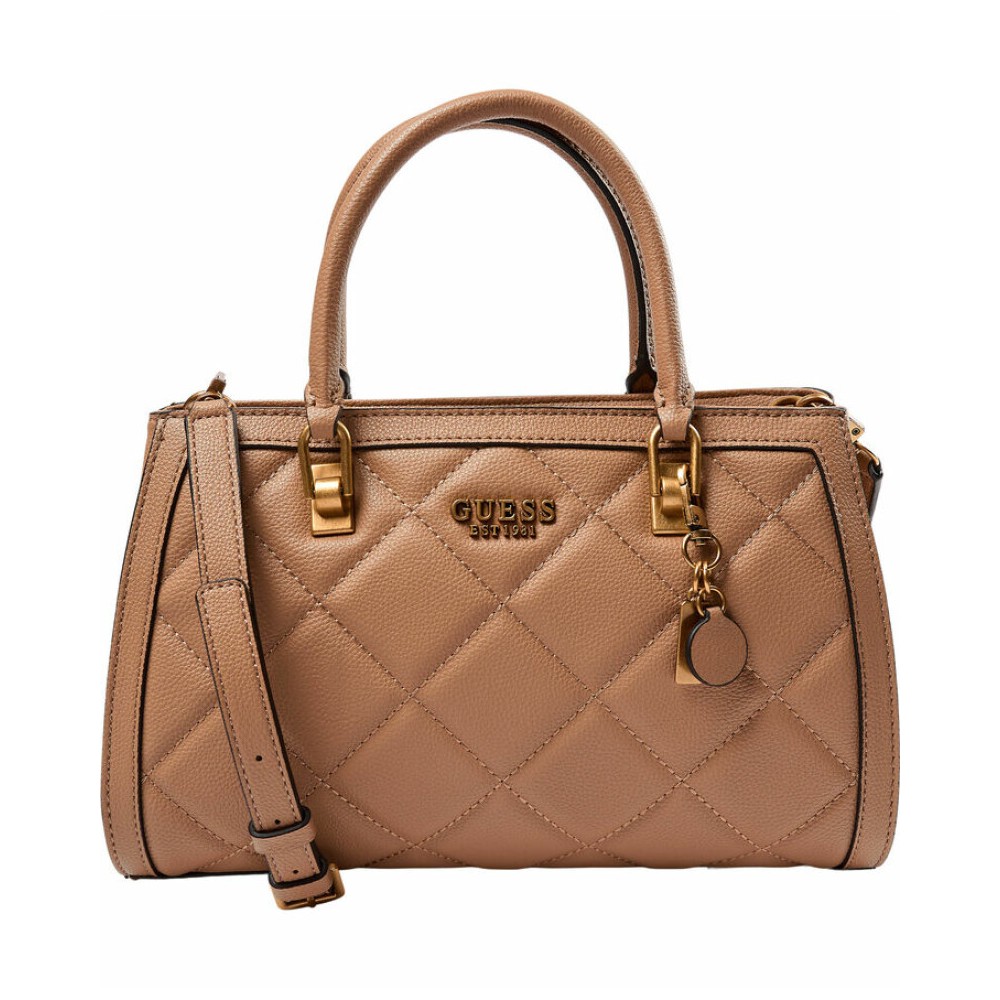 Guess, Abey, Textile Bag, Beige, HWQB8558060, For Women