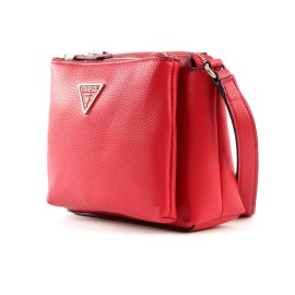 Guess, Becca, Textile Crossbody Bag, Red, For Women