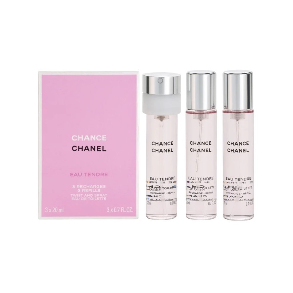 Chanel Chance Eau Tendre EDT W 3x20ml REFILL