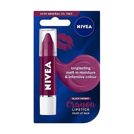 Nivea Black Cherry Crayon-Lippenstift 3 g / 3,3 ml