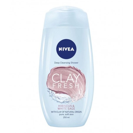 Nivea Clay Fresh Hibiscus & White Sage Shower Gel 250 ml