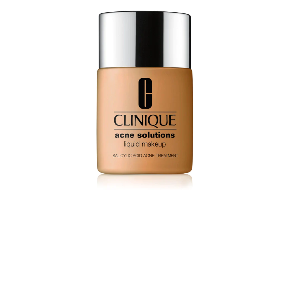Clinique, Anti-Blemish Solutions, Oil-Free, Matte Finish, Liquid Foundation, 18, Fresh Cream Caramel, 30 ml