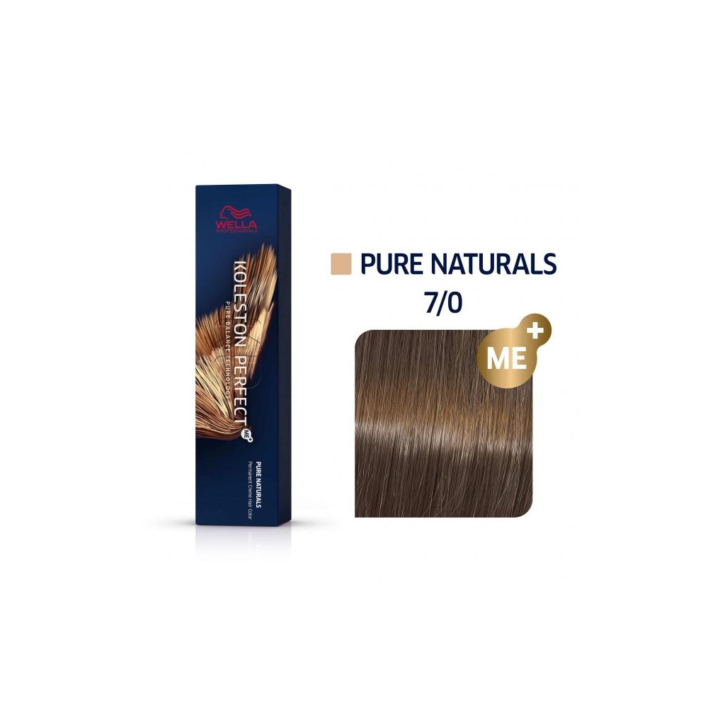 Wella Professionals, Koleston Perfect Me+, Permanent Hair Dye, 7/0 Medium Blonde, 60 ml