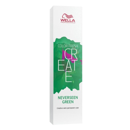 Wella Professionals, Color Fresh Create, Ammonia-Free, Semi-Permanent Hair Dye, Neverseen Green, 60 ml
