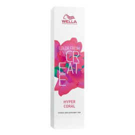 Wella Professionals, Color Fresh Create, Ammonia-Free, Semi-Permanent Hair Dye, Hyper Coral, 60 ml