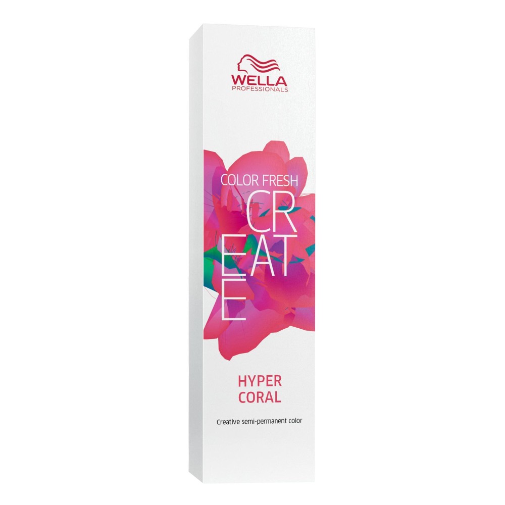 Wella Professionals, Color Fresh Create, Ammonia-Free, Semi-Permanent Hair Dye, Hyper Coral, 60 ml