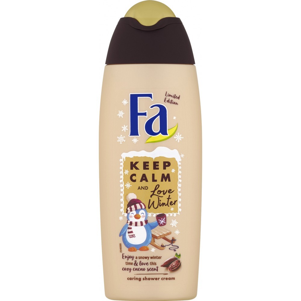 Fa Bleib ruhig und liebe Winter-Kakaoduschcreme 250 ml / 8,4 oz