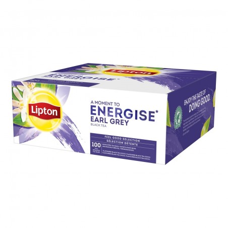 Lipton A Moment To Energise Earl Grey 100 Tea Bags