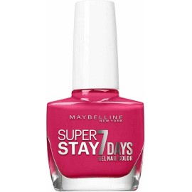 Maybelline, Forever Strong Super Stay 7 Days, Top Coat, Nail Polish, Nr. 180, Rose Fuchsia, 10 ml