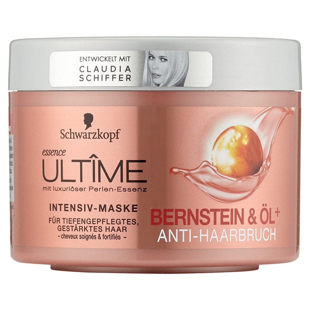 Schwarzkopf Essence Ultime Amber & Oil+ gegen Haarbruch Intensivmaske 200 ml / 6,8 fl oz