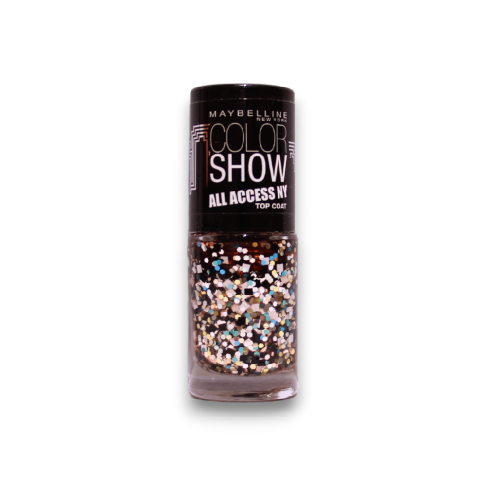 Maybelline, Color Show All Access, Top Coat, Nail Polish, Nr. 423, Broadway Lights, 7 ml